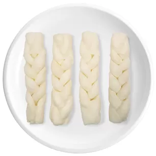 Косички из говяжьей шкуры с 5X концентрированным молочным вкусом
