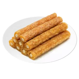 Арахисовые палочки-слойки с двухслойной начинкой
