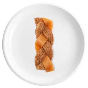 Двухслойные воздушные косички с арахисовым и оригинальным вкусом